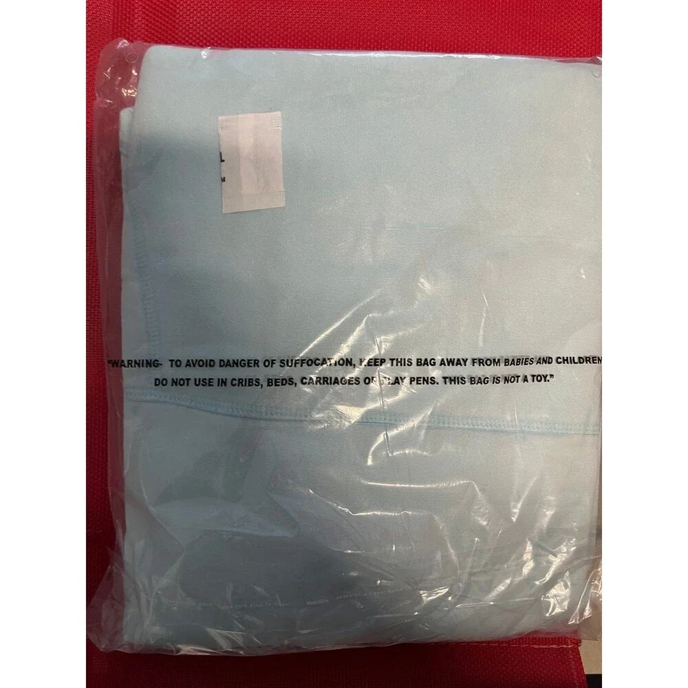 RingSpun Sky Blue Pullover Hoodie – Men’s Size L – New With Tags